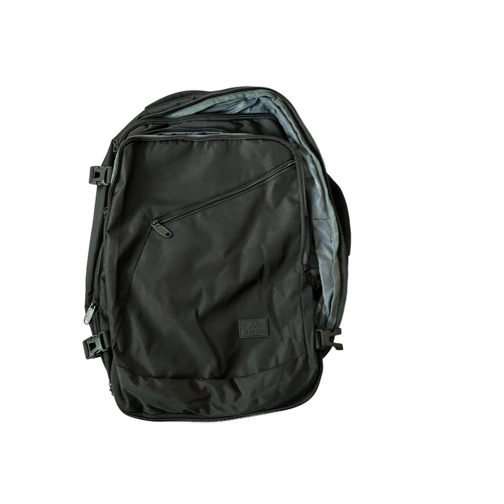 Matein Black Gray Padded Laptop Backpack